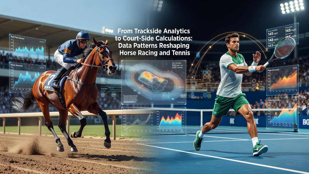 Court-side analytics interface showing tennis player metrics and wager allocation adjustments