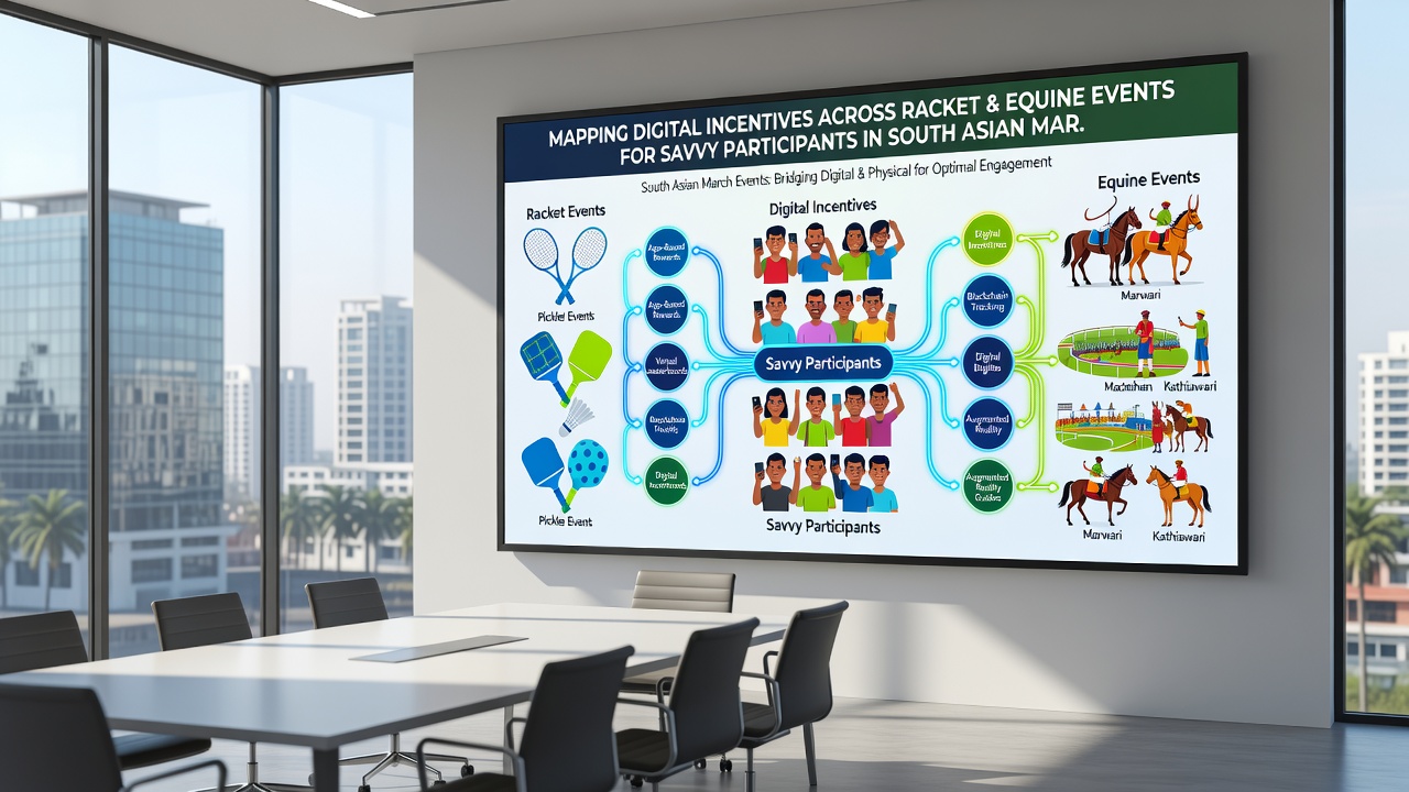 Chart illustrating incentive distribution patterns for equine and racket events in South Asian digital markets