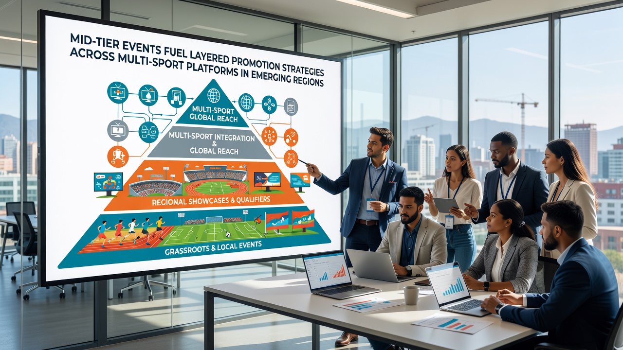 Users engaging with multi-sport platforms featuring layered promotions from mid-tier athletic events