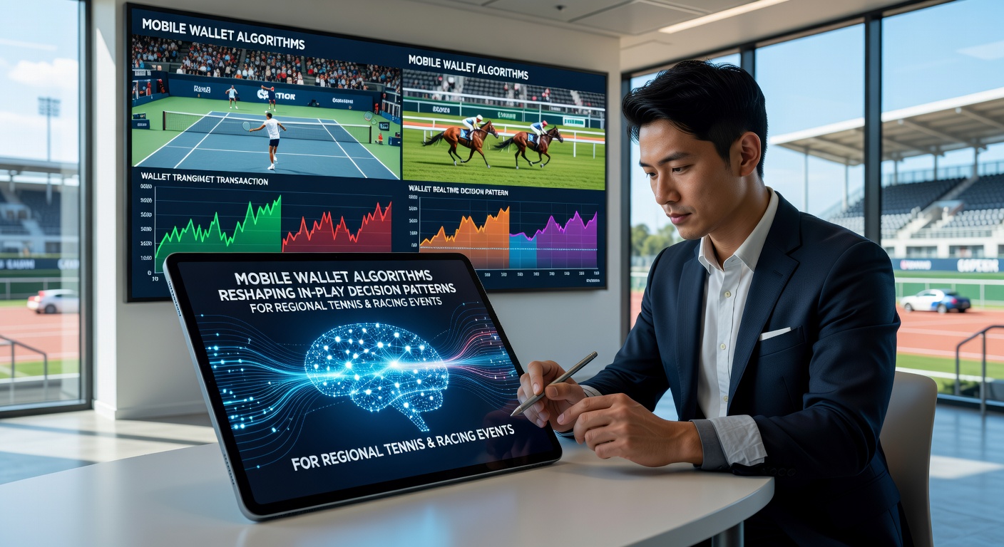 Mobile wallet interface displaying real-time transaction confirmations during a tennis match