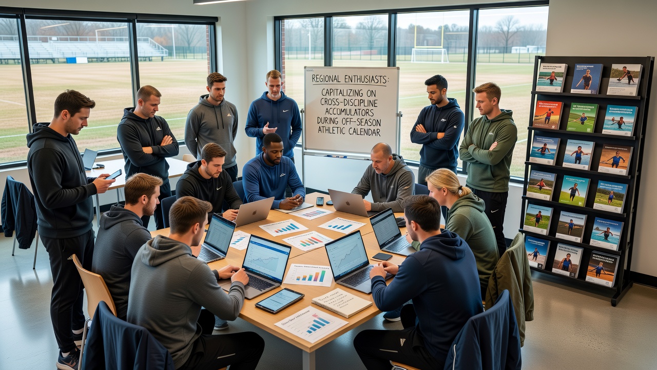 Athletes from different sports preparing during overlapping calendar windows that support cross-discipline betting