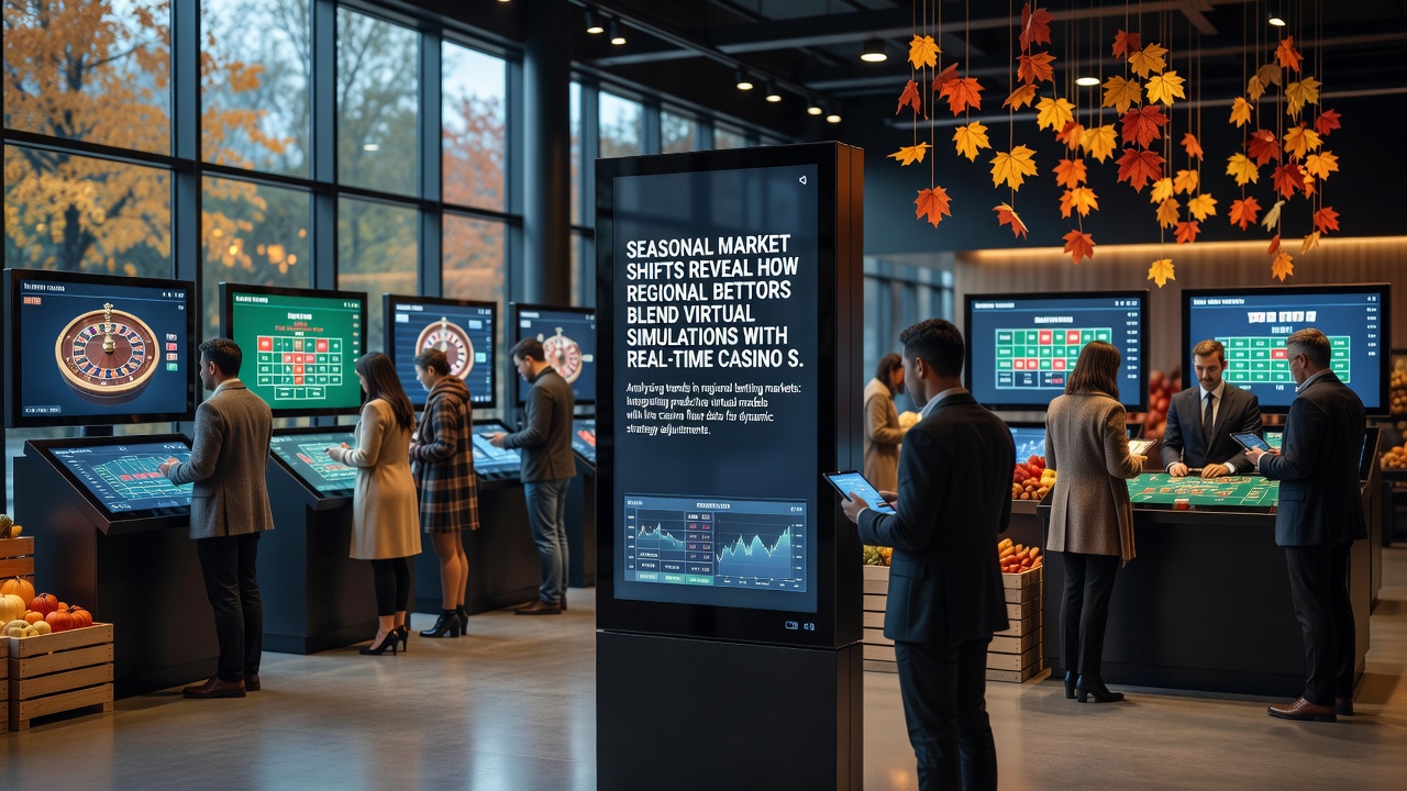 Split screen view showing virtual simulation interface alongside real-time casino side wager options used by regional bettors